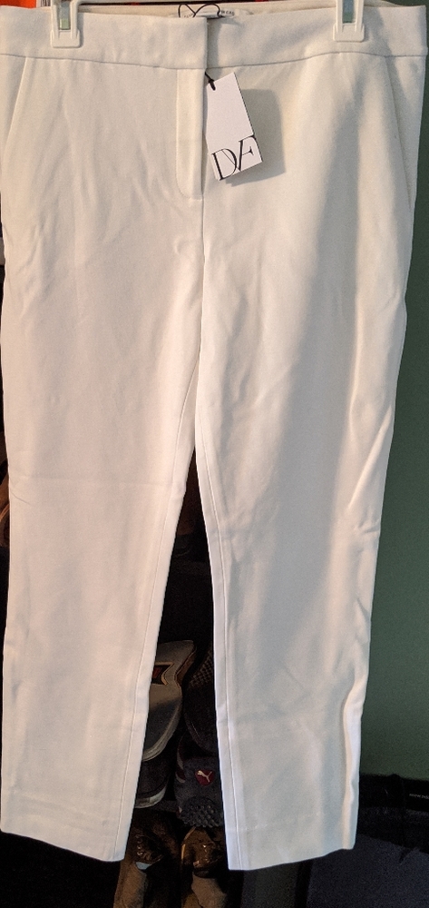 Brand New Diane von Furstenburg white pants